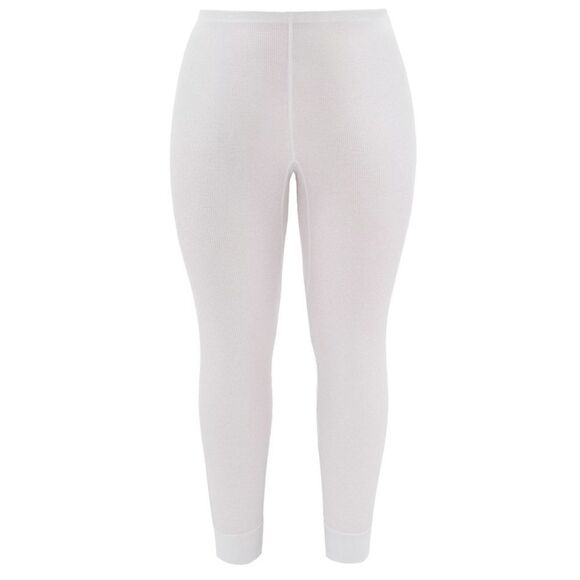 White Fruit of the Loom Women's Eversoft Waffle Thermal Top and bottom Size XXXL - Picture 6 of 9